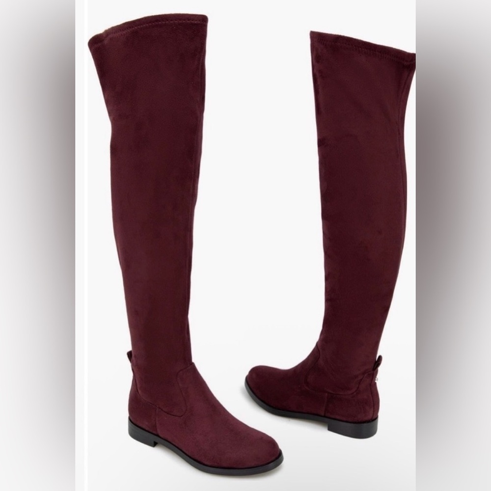 Kenneth Cole Windy Knee High Boot in Burgundy Size 6.5 NWT